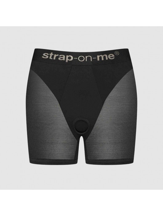 Трусики-шорты для фиксации насадок Strap-on-me Harness Lingerie Halo - size S - Strap-on-me - купить с доставкой в Смоленске