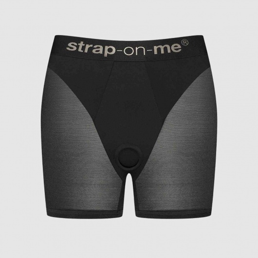 Трусики-шорты для фиксации насадок Strap-on-me Harness Lingerie Halo - size XL - Strap-on-me - купить с доставкой в Смоленске