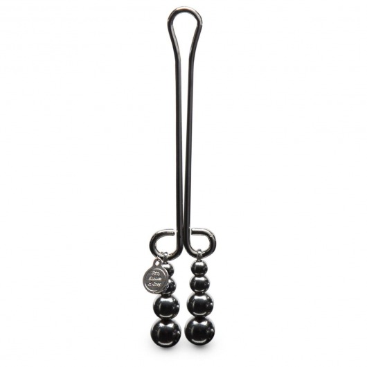 Зажим для клитора с бусинами Just Sensation Beaded Clitoral Clamp - Fifty Shades of Grey - купить с доставкой в Смоленске