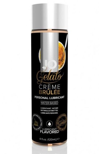 Лубрикант с ароматом крем-брюле JO GELATO CREME BRULEE - 120 мл. - System JO - купить с доставкой в Смоленске