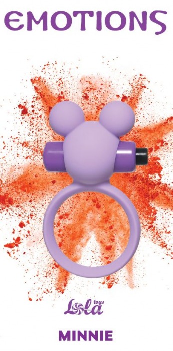 Сиреневое эрекционное виброколечко Emotions Minnie - Lola Games - в Смоленске купить с доставкой