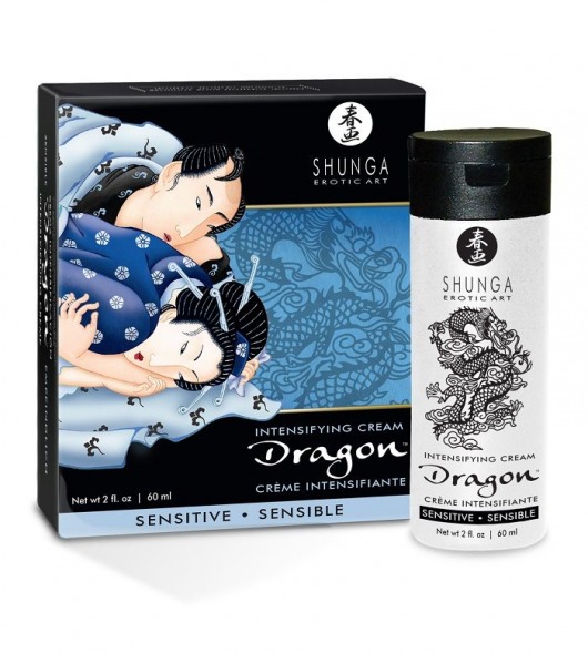 Интимный мужской крем SHUNGA DRAGON SENSITIVE - 60 мл. - Shunga - купить с доставкой в Смоленске