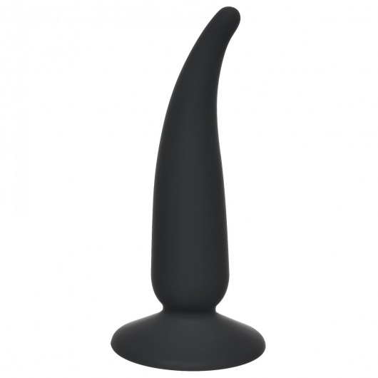 Чёрная анальная пробка P-spot Teazer Black - 12,2 см. - Lola Games - в Смоленске купить с доставкой