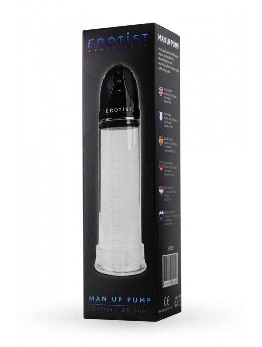 Автоматическая вакуумная помпа Man up pump - Erotist Adult Toys - в Смоленске купить с доставкой