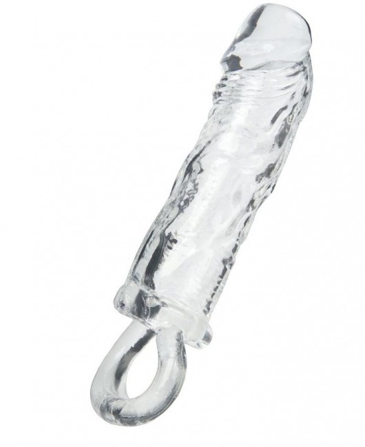 Прозрачная насадка с петлёй для фиксации - 14 см. - ToyFa - в Смоленске купить с доставкой