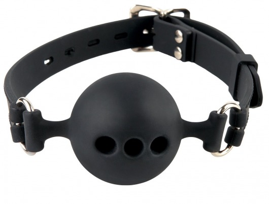 Силиконовый кляп-шар с отверстиями для дыхания Silicone Breathable Ball Gag Small - Pipedream - купить с доставкой в Смоленске