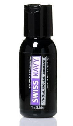 Возбуждающий гель-лубрикант на водной основе Sensual Arousal Lubricant  - 29,5 мл. - Swiss navy - купить с доставкой в Смоленске