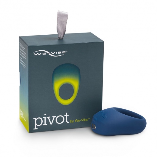 Синее эрекционное виброкольцо We-vibe Pivot - We-vibe - в Смоленске купить с доставкой