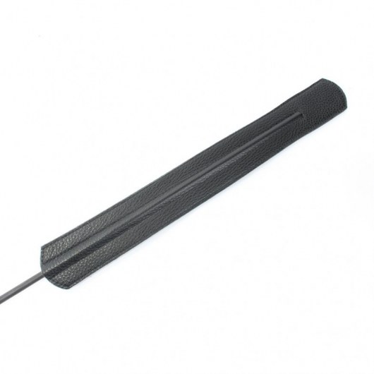 Чёрный королевский стек с золотистой рукоятью - 76 см. - БДСМ Арсенал - купить с доставкой в Смоленске