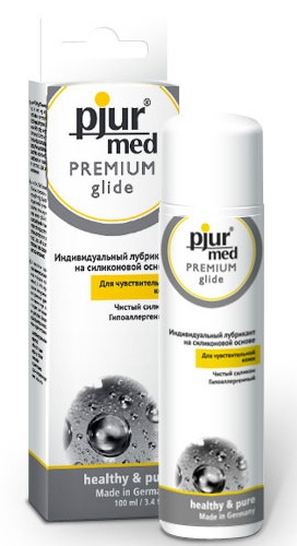 Гипоаллергенный силиконовый лубрикант pjur MED Premium glide - 100 мл. - Pjur - купить с доставкой в Смоленске
