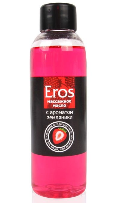 Массажное масло Eros fantasy с ароматом земляники - 75 мл. - Биоритм - купить с доставкой в Смоленске