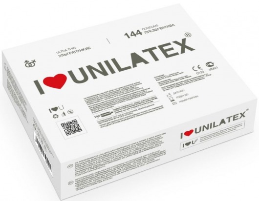 Ультратонкие презервативы Unilatex Ultra Thin - 144 шт. - Unilatex - купить с доставкой в Смоленске