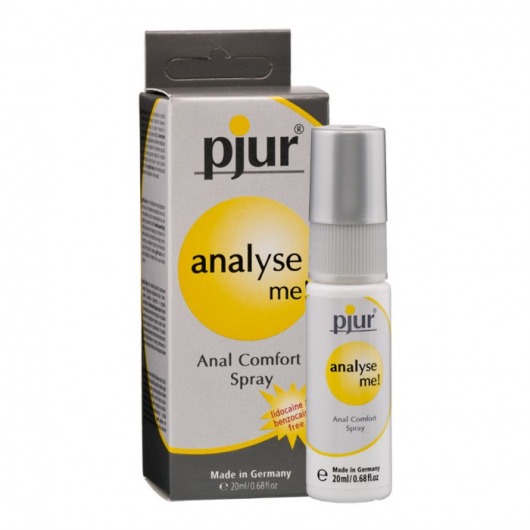 Обезболивающий анальный спрей pjur ANALYSE ME - 20 мл. - Pjur - купить с доставкой в Смоленске