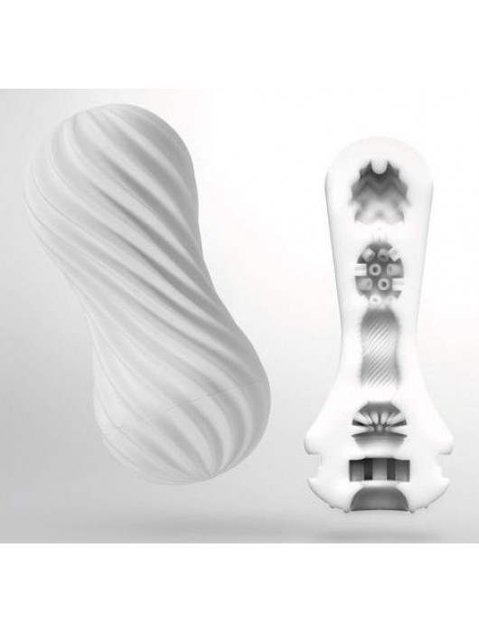 Мастурбатор FLEX Silky White с мягким рельефом - Tenga - в Смоленске купить с доставкой