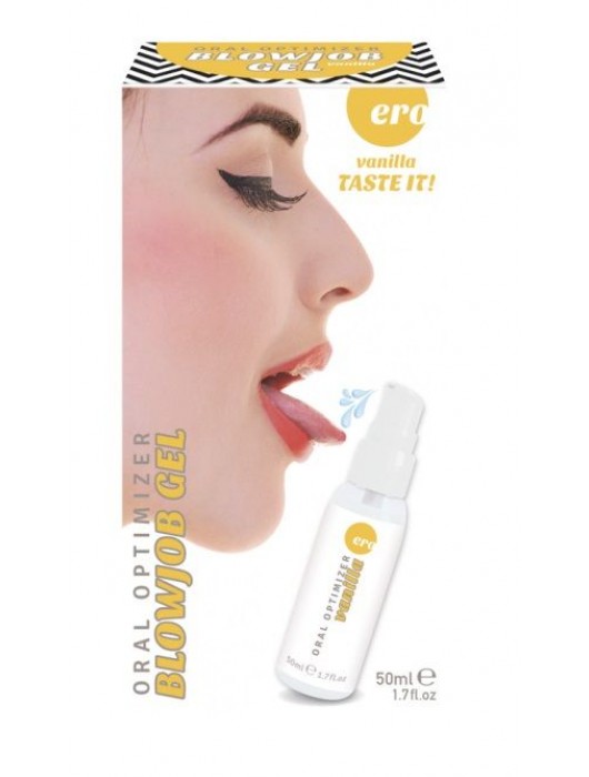 Увлажняющий гель для орального секса с ароматом ванили - 50 мл. - Ero - купить с доставкой в Смоленске