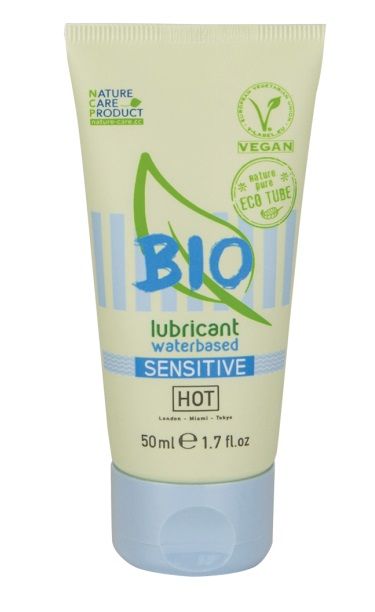 Органический лубрикант для чувствительной кожи Bio Sensitive - 50 мл. - HOT - купить с доставкой в Смоленске