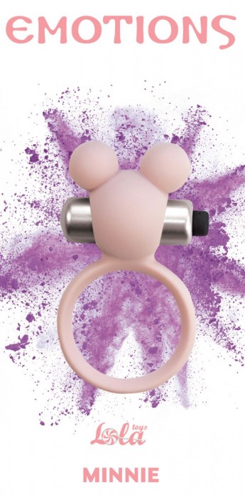 Розовое эрекционное виброколечко Emotions Minnie Light pink - Lola Games - в Смоленске купить с доставкой