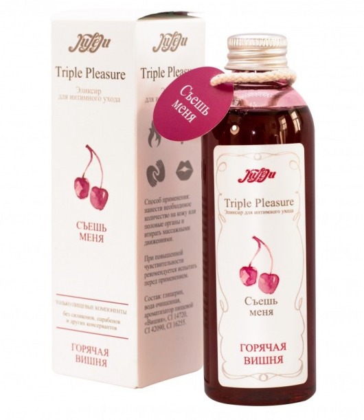 Эликсир Triple Pleasure  Горячая вишня  - 130 гр. - JULEJU - купить с доставкой в Смоленске
