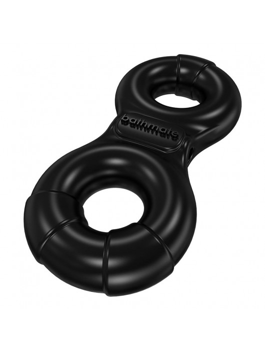 Чёрное эрекционное виброкольцо Eight - Bathmate - в Смоленске купить с доставкой