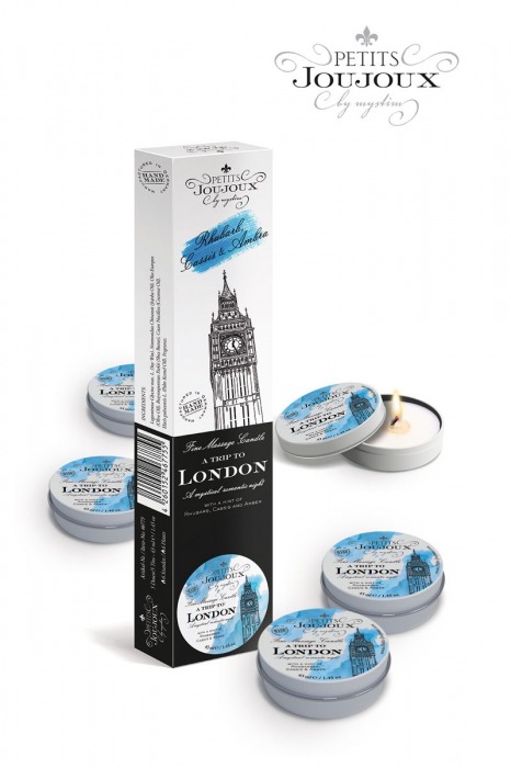Набор из 5 свечей Petits Joujoux London с ароматом ревеня, амбры и чёрной смородины - MyStim - купить с доставкой в Смоленске