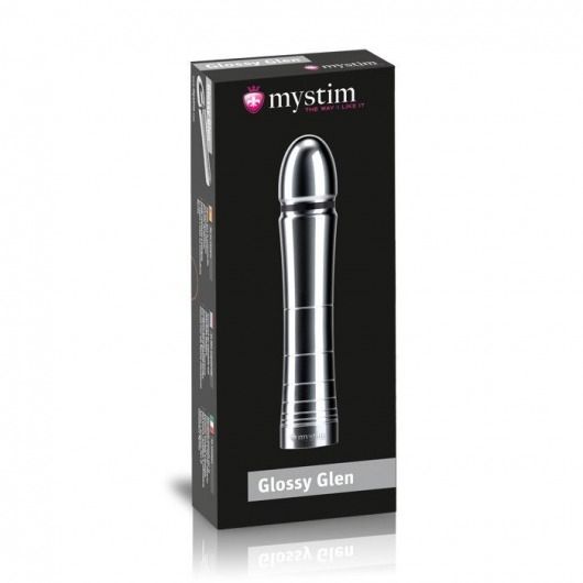 Фаллоимитатор для электростимуляции Glossy Glen Dildo - 14 см. - MyStim - купить с доставкой в Смоленске