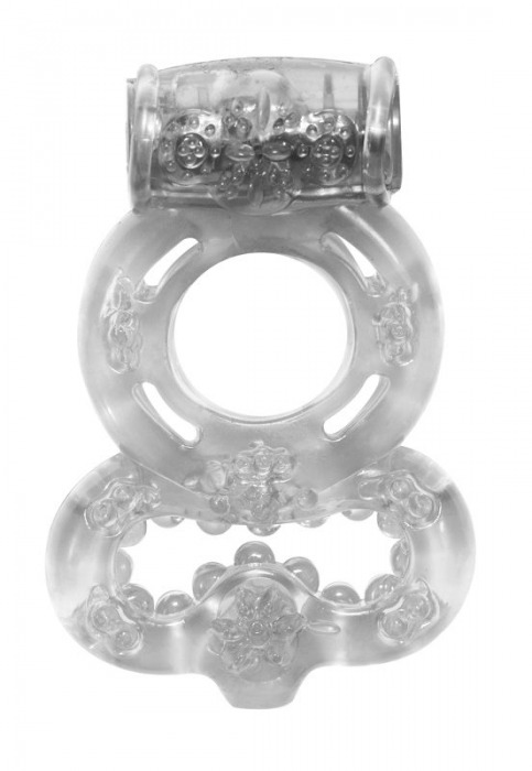 Прозрачное эрекционное кольцо Rings Treadle с подхватом - Lola Games - в Смоленске купить с доставкой