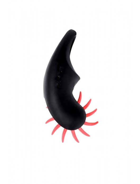 Чёрно-красное эрекционное виброкольцо Erotist - Erotist Adult Toys - в Смоленске купить с доставкой