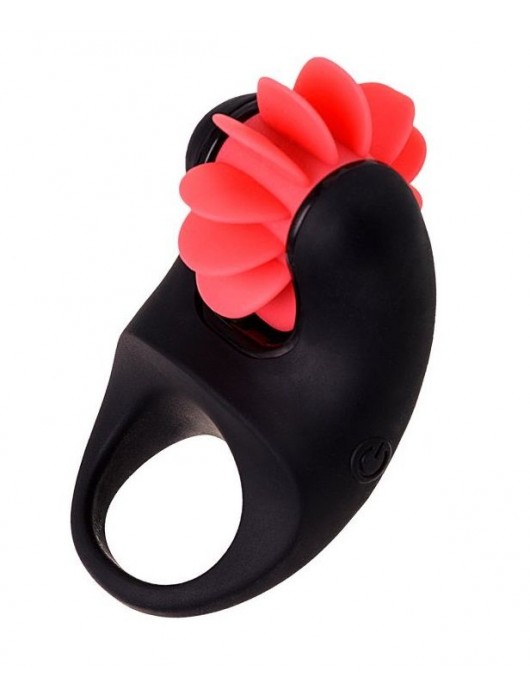 Чёрно-красное эрекционное виброкольцо Erotist - Erotist Adult Toys - в Смоленске купить с доставкой