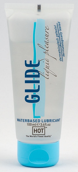 Интимная смазка на водной основе Glide - 100 мл. - HOT - купить с доставкой в Смоленске