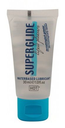 Гель-смазка на водной основе для чувствительной кожи Superglide - 30 мл. - HOT - купить с доставкой в Смоленске