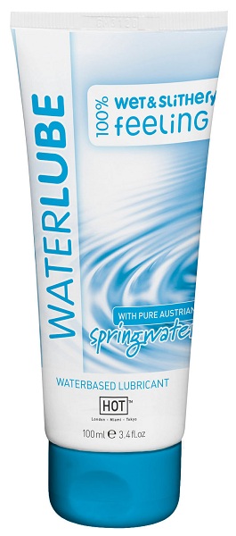 Лубрикант на основе чистой родниковой воды WaterLube - 100 мл. - HOT - купить с доставкой в Смоленске