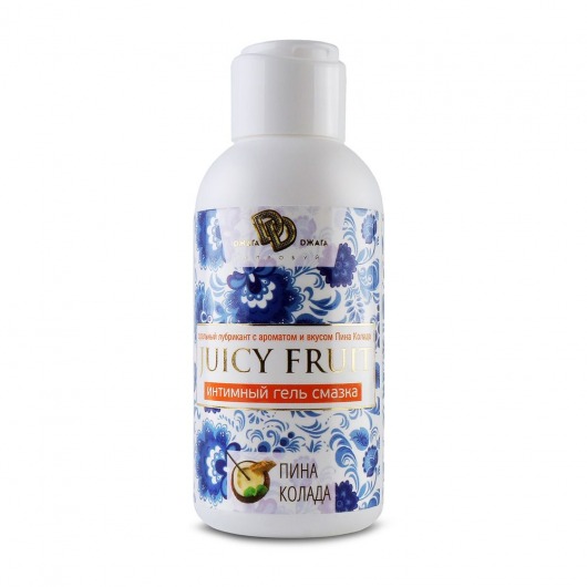 Интимный гель на водной основе JUICY FRUIT с ароматом пина колада - 100 мл. - БиоМед - купить с доставкой в Смоленске