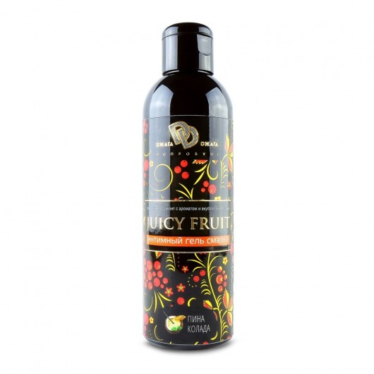 Интимный гель на водной основе JUICY FRUIT с ароматом пина колада - 200 мл. - БиоМед - купить с доставкой в Смоленске