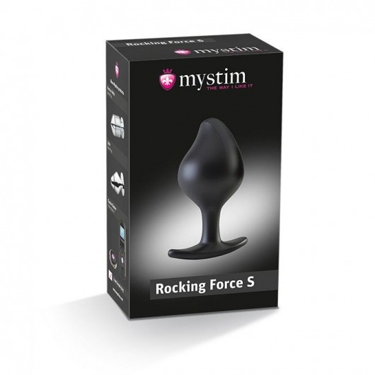 Анальная пробка Rocking Force S для электростимуляции - 9,5 см. - MyStim - купить с доставкой в Смоленске