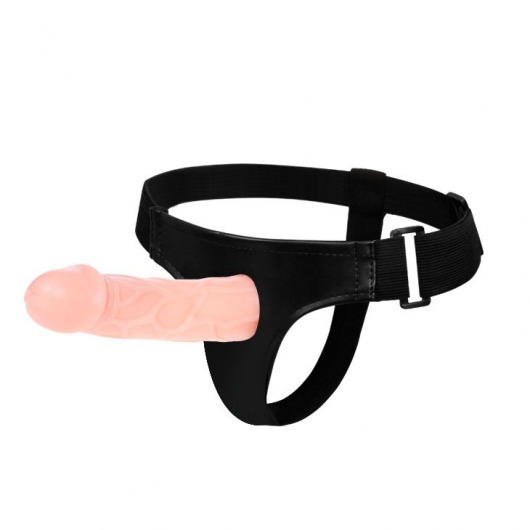 Телесный фаллоимитатор на трусиках Jessica Strap-On - 15,5 см. - Baile - купить с доставкой в Смоленске