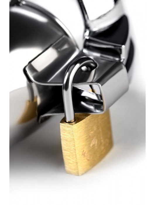 Серебристый мужской пояс верности TOYFA Metal - ToyFa - купить с доставкой в Смоленске