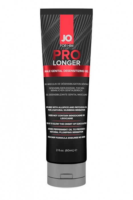 Гель-пролонгатор умеренного действия для мужчин JO Prolonger Gel – 60 мл. - System JO - купить с доставкой в Смоленске