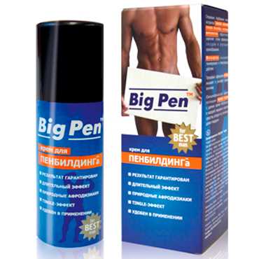 Крем Big Pen для увеличения полового члена - 50 гр. - Биоритм - в Смоленске купить с доставкой