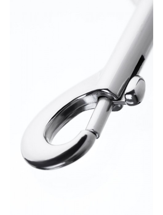 Серебристый двухсторонний карабин TOYFA Metal - ToyFa - купить с доставкой в Смоленске