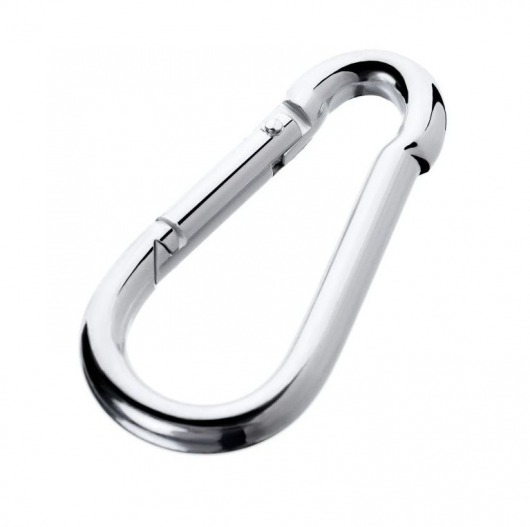 Серебристый карабин TOYFA Metal - ToyFa - купить с доставкой в Смоленске