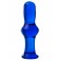 Голубая стеклянная анальная втулка - 12 см. - Sexus в Смоленске Голубая стеклянная анальная втулка - 12 см. - Sexus