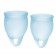 Набор голубых менструальных чаш Feel confident Menstrual Cup - Satisfyer - купить с доставкой в Смоленске