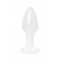 Белая акриловая анальная втулка - 9,5 см. - Toyfa Basic в Смоленске Белая акриловая анальная втулка - 9,5 см. - Toyfa Basic