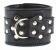 Чёрные наручники из кожи с пряжкой - БДСМ Арсенал - купить с доставкой в Смоленске Чёрные наручники из кожи с пряжкой - БДСМ Арсенал - купить с доставкой в Смоленске