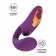 Фиолетовый вибромассажер с клиторальной стимуляцией Megam - ToyFa купить в Смоленске с доставкой в Orgasmix.ru Фиолетовый вибромассажер с клиторальной стимуляцией Megam - ToyFa