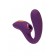 Фиолетовый вибромассажер с клиторальной стимуляцией Megam - ToyFa купить в Смоленске с доставкой в Orgasmix.ru Фиолетовый вибромассажер с клиторальной стимуляцией Megam - ToyFa