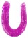 Двухголовый розовый фаллоимитатор - 29,8 см. - Baile купить с доставкой в интернет-магазине Orgasmix в Смоленске Двухголовый розовый фаллоимитатор - 29,8 см. - Baile